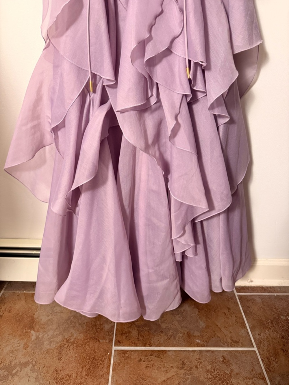 Aje - Pandorea Layered Maxi Dress in purple - Picture 13 of 14